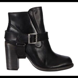 AllSaints Jules Heeled Biker Boot